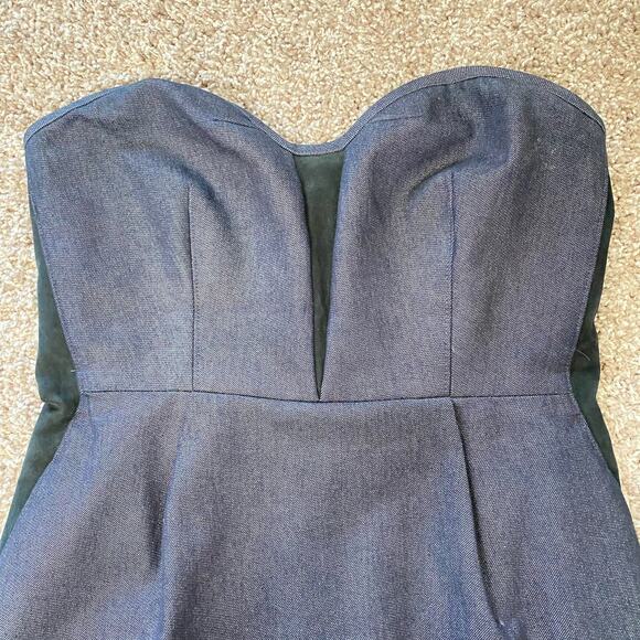 Rag & Bone strapless a line denim dress size 6 - Picture 7 of 10